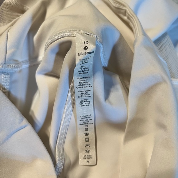 Lululemon white mesh leggings - Picture 5 of 8